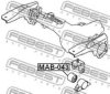 FEBEST MAB-043 Mounting, differential